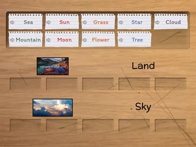 Sky or land