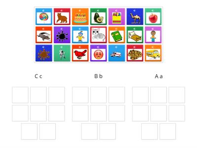  Letters C c , B b ,  A a -Rom's practice