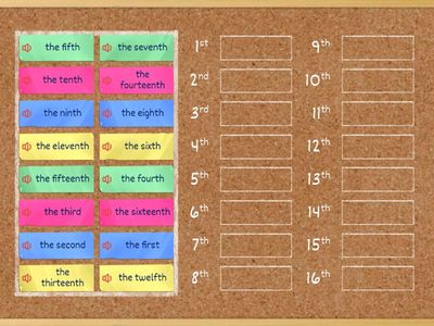 Ordinal numbers