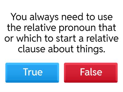 Defining Relative Clauses