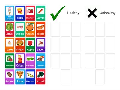 Healthy Vs Unhealthy Food Quiz