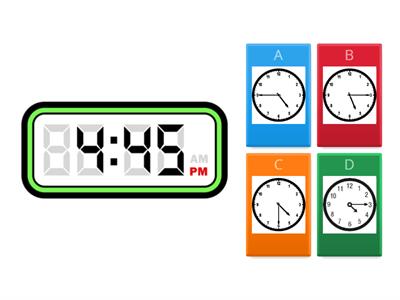 Digital -> Analogue Matching