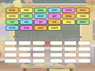 REGULAR AND IRREGULAR VERBS