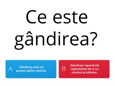 Test Gândire