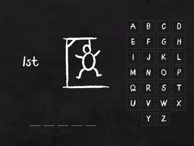 Ordinal numbers(hangman)