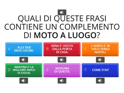 Complementi di luogo - Aloisio
