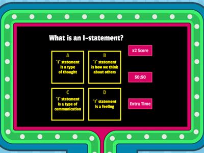 Using I-statements