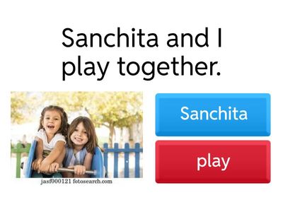  Choose the doing words in the given sentences.