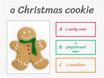 Christmas Vocabulary Quiz