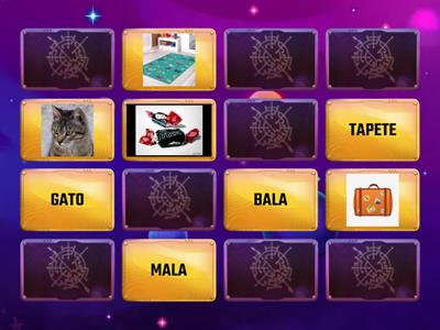 PALAVRAS COM VOGAL A