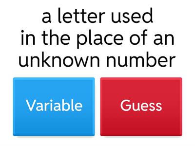 Algebraic expressions