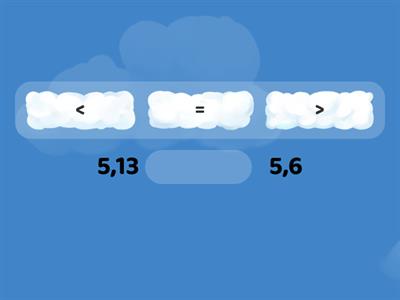 Comparer des nombres décimaux