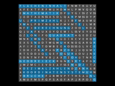 Wörtersuche Klasse 6