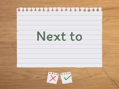 Vocabulary for Asking for directions