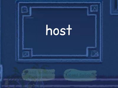 2.3 - closed syllable vs exception