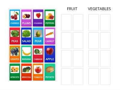 FRUIT AND VEGETABLES