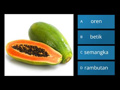 Darjah 1 - Kosa Kata - Buah