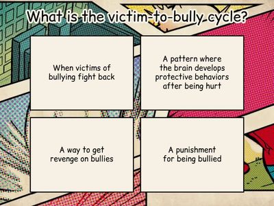 Understanding the cycle: Victim to Bully