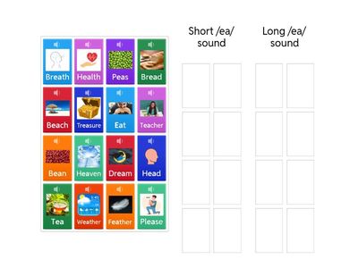 Diagraph /ea/ sounds - Phonics 