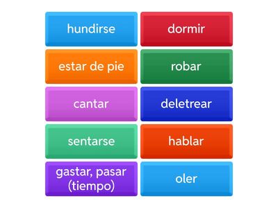 Irregular Verbs 81-90