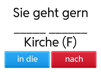 Definite Articles in Akkusative or Dative? A1