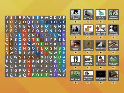 Spelling Word Search #5 Long O