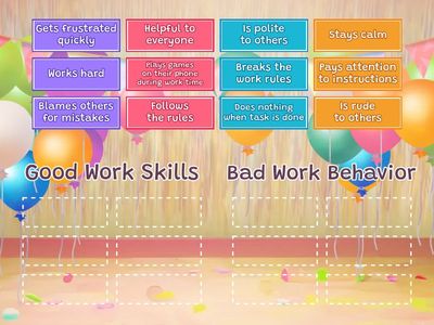 Good Work Skills or Bad Work Behavior
