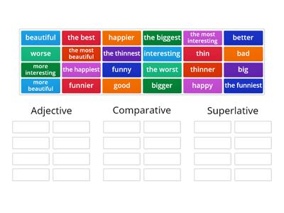 J4 Comparative/Superlative Revision