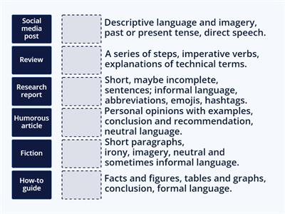 3A Vocabulary: genres (Speakout B2+)