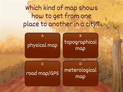 Map Skills Review Quiz