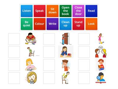 Classroom language 1° A