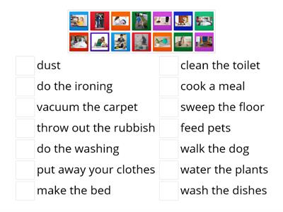 household chores