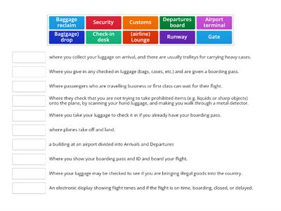 5th year -  unit 3A : Air Travel 