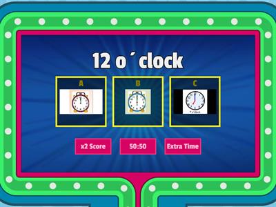  Choose the correct Clock