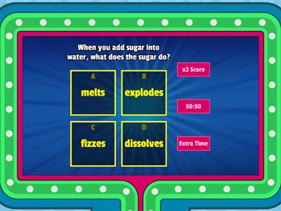 Science Quiz - Lessons 1,2 Recap