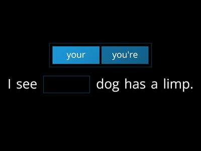 3.10 Contractions "your" vs. "you're"