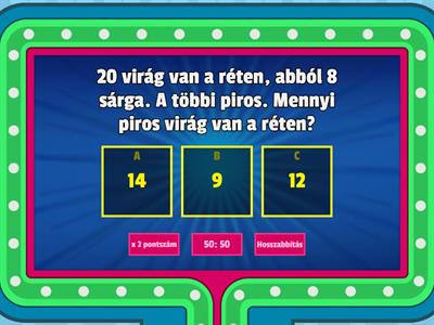 Szöveges feladatok 2