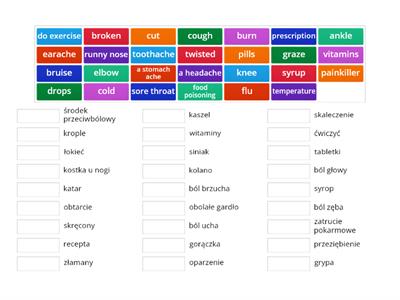 Klasa 5 Unit 5 vocabulary