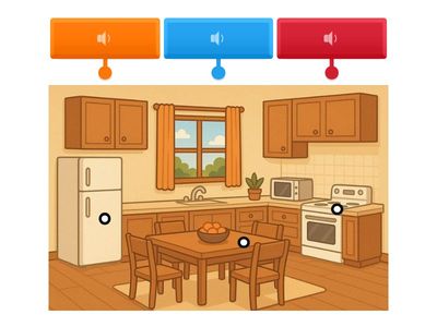 Кухня. Соотнеси название с предметом. 