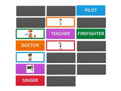 MEMORY GAME -  3º ano OCCUPATIONS