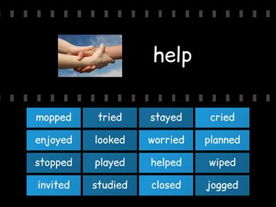 Simple past tense ( regular)