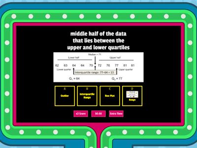 Statistics Vocabulary 