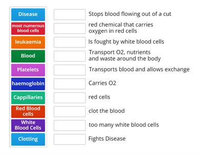 Blood cells and functions