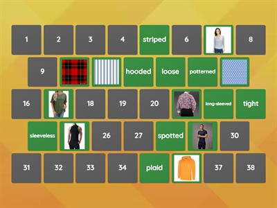 Clothes and fashion vocabulary I3+