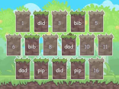Lesson 8 - b, d, and p words 