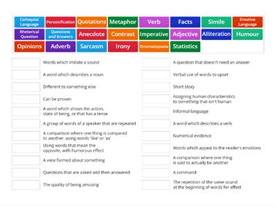 Language and Structure features match up