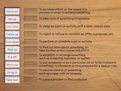 Phrasal verbs: Business English! 🤝🏽🤵🏻‍♂️