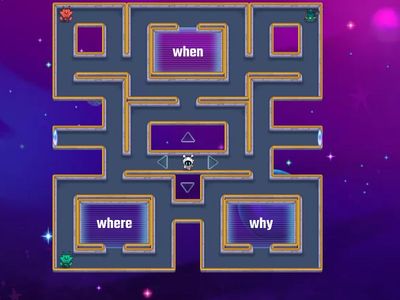 Relative Adverbs Maze Chase