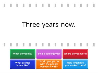 Сопоставь вопросы с ответами!