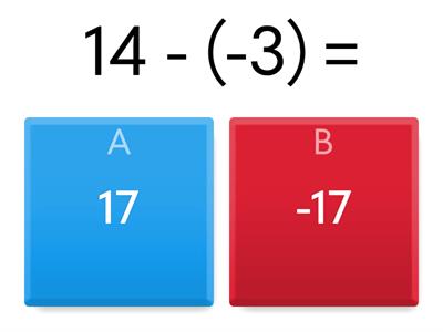 Adding positive and negative integers